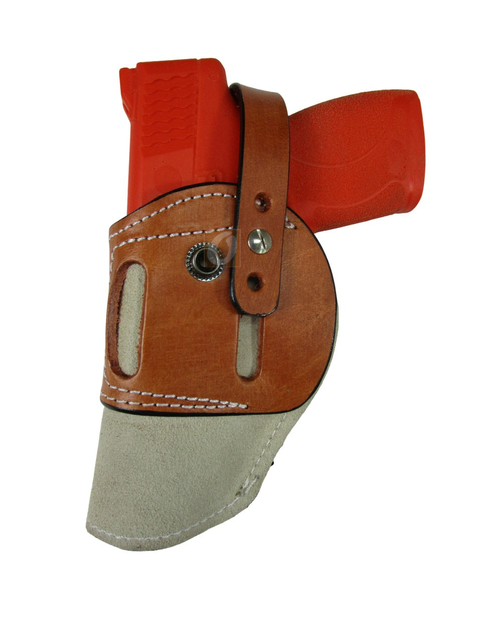 S&W M&P Shiled 45 Holster OWB Suede Leather Ambidextrous EDC Tactical