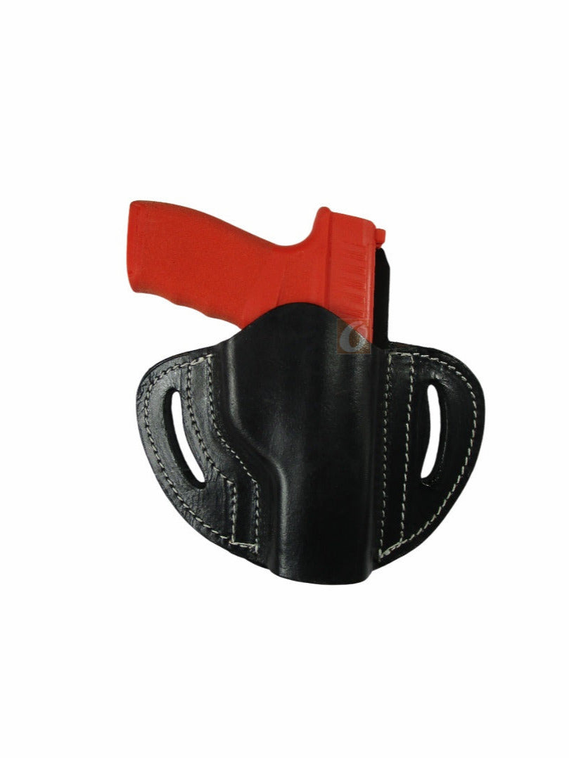 Leather Holster Hellcat Pro 9mm OWB Pancake Style Tactical Cowboy EDC