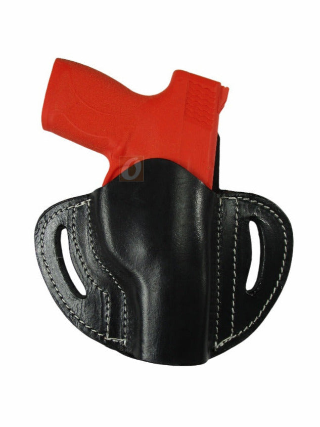 Leather Holster S&W M&P Shield OWB Pancake Tactical Everyday Carry
