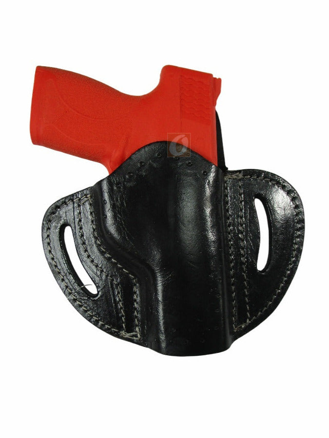 Leather Holster S&W M&P Shield OWB Pancake Tactical Everyday Carry