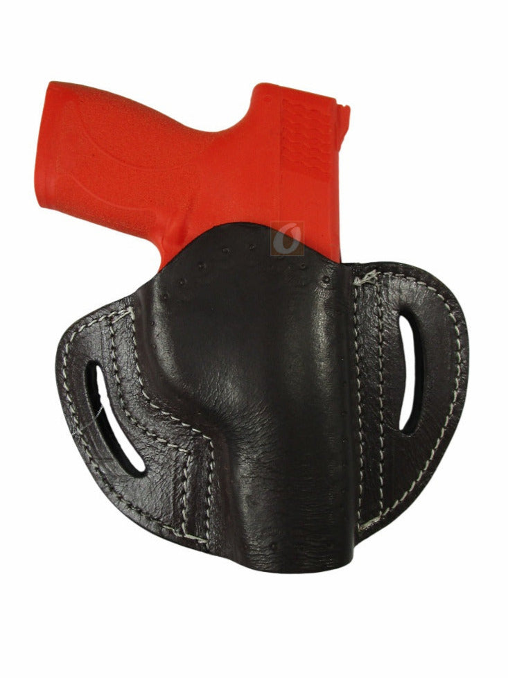 Leather Holster S&W M&P Shield OWB Pancake Tactical Everyday Carry