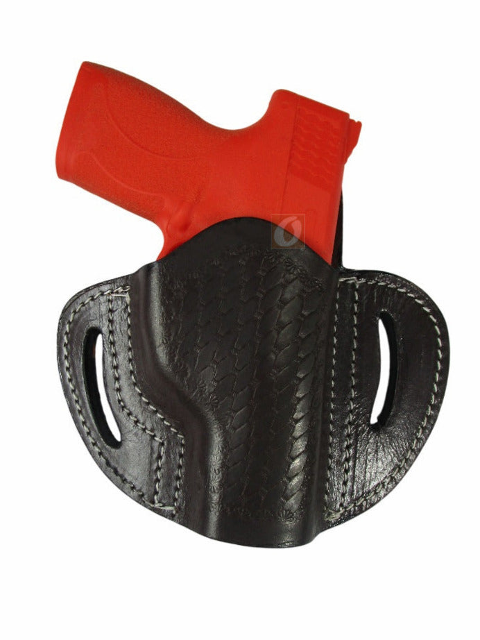Leather Holster S&W M&P Shield OWB Pancake Tactical Everyday Carry