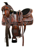 Trail Sattel Western Pferd Pleasure Leder Barrel Racing 15 16 17 18