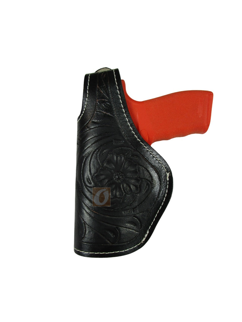 Leather Holster Hellcat Pro Thumb Retention 9mm OWB Tooled 3 Way Carry