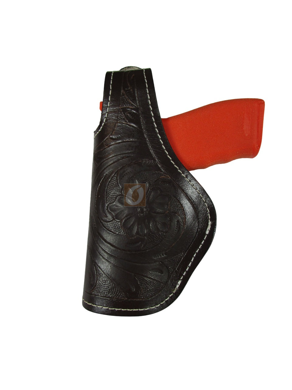 Leather Holster Hellcat Pro Thumb Retention 9mm OWB Tooled 3 Way Carry