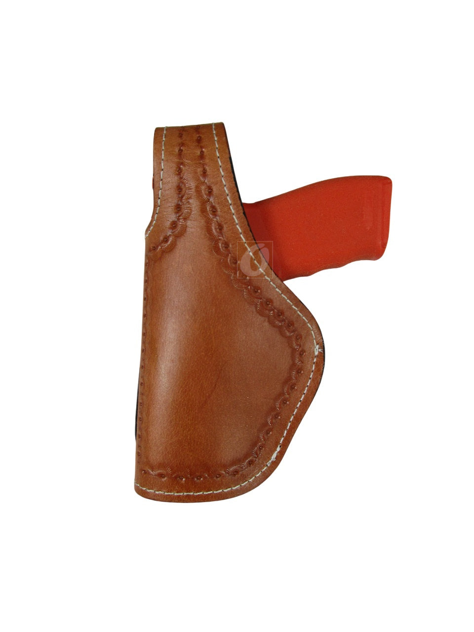 Leather Holster Hellcat Pro Thumb Retention 9mm OWB Tooled 3 Way Carry