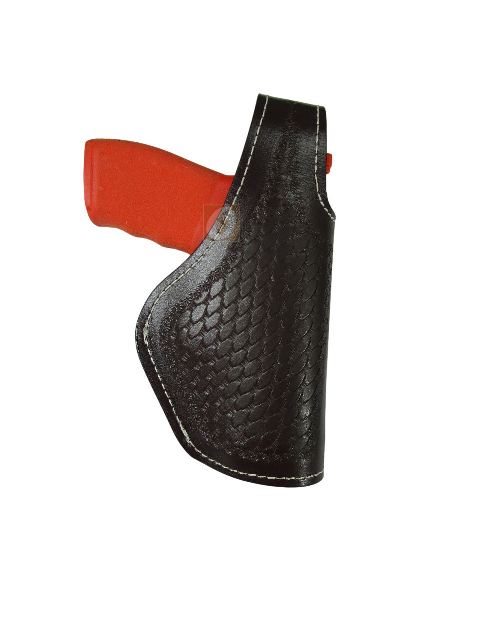 Leather Holster Hellcat Pro Thumb Retention 9mm OWB Tooled 3 Way Carry