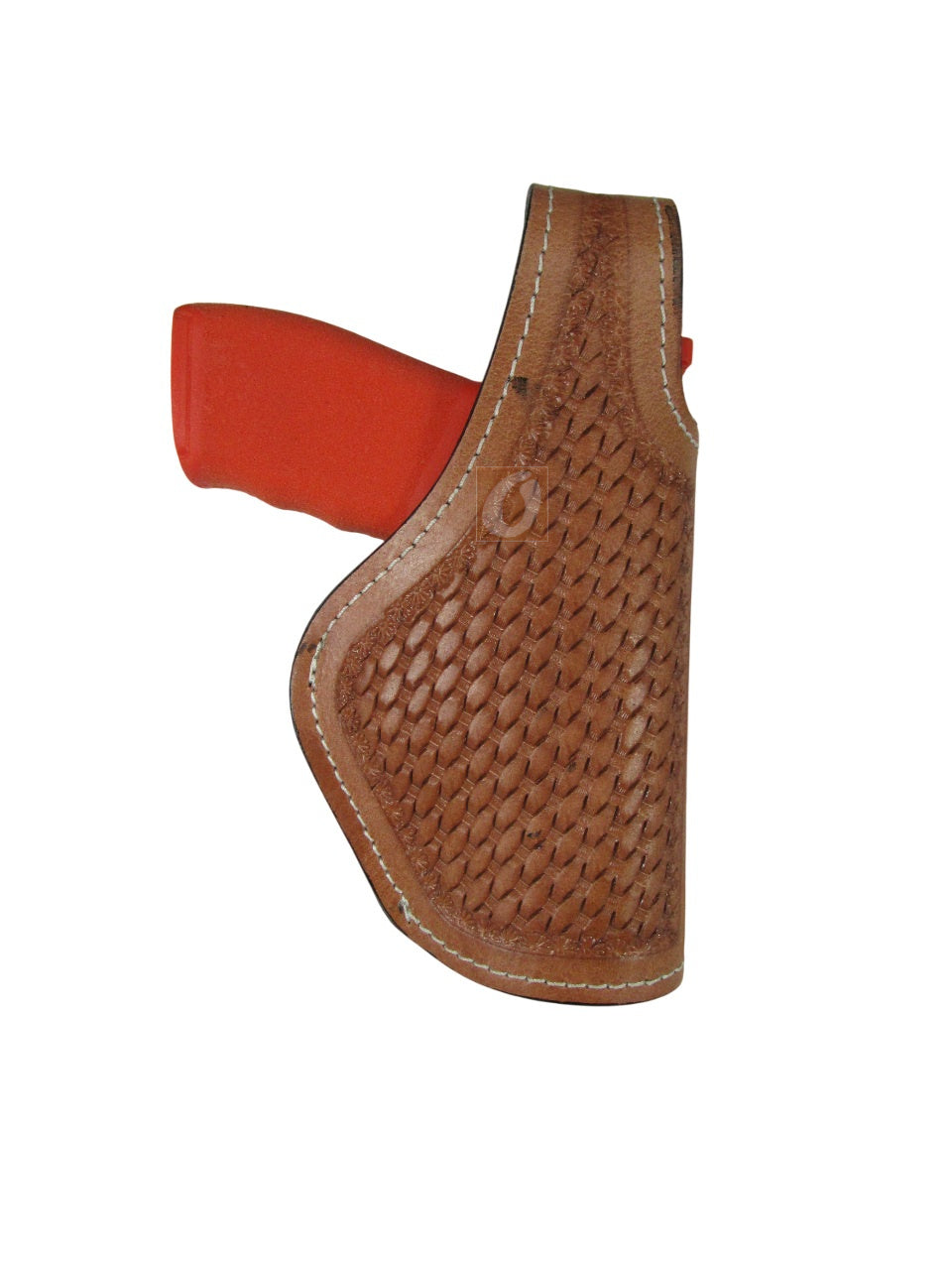 Leather Holster Hellcat Pro Thumb Retention 9mm OWB Tooled 3 Way Carry