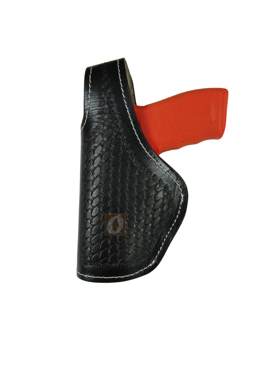 Leather Holster Hellcat Pro Thumb Retention 9mm OWB Tooled 3 Way Carry