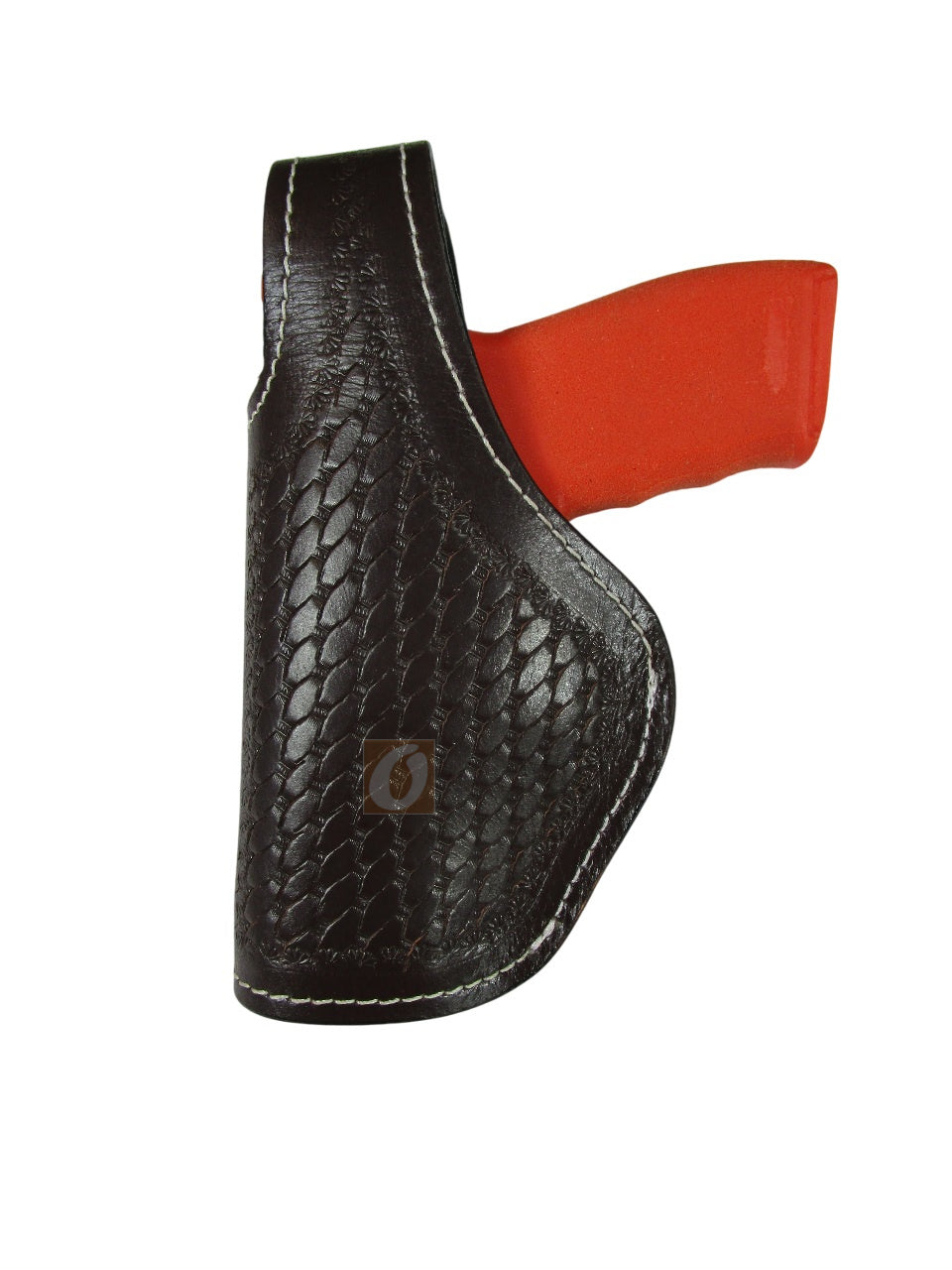 Leather Holster Hellcat Pro Thumb Retention 9mm OWB Tooled 3 Way Carry