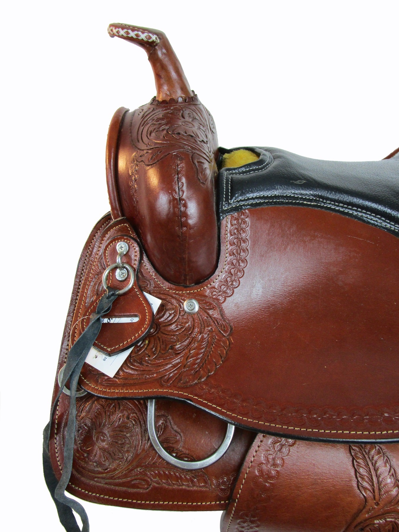 Barril Western Saddle Horse Trail Racing Show Piedra tachonada 15 16 17