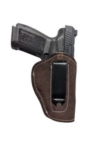 iwb leather holster canik Metesef brown front view