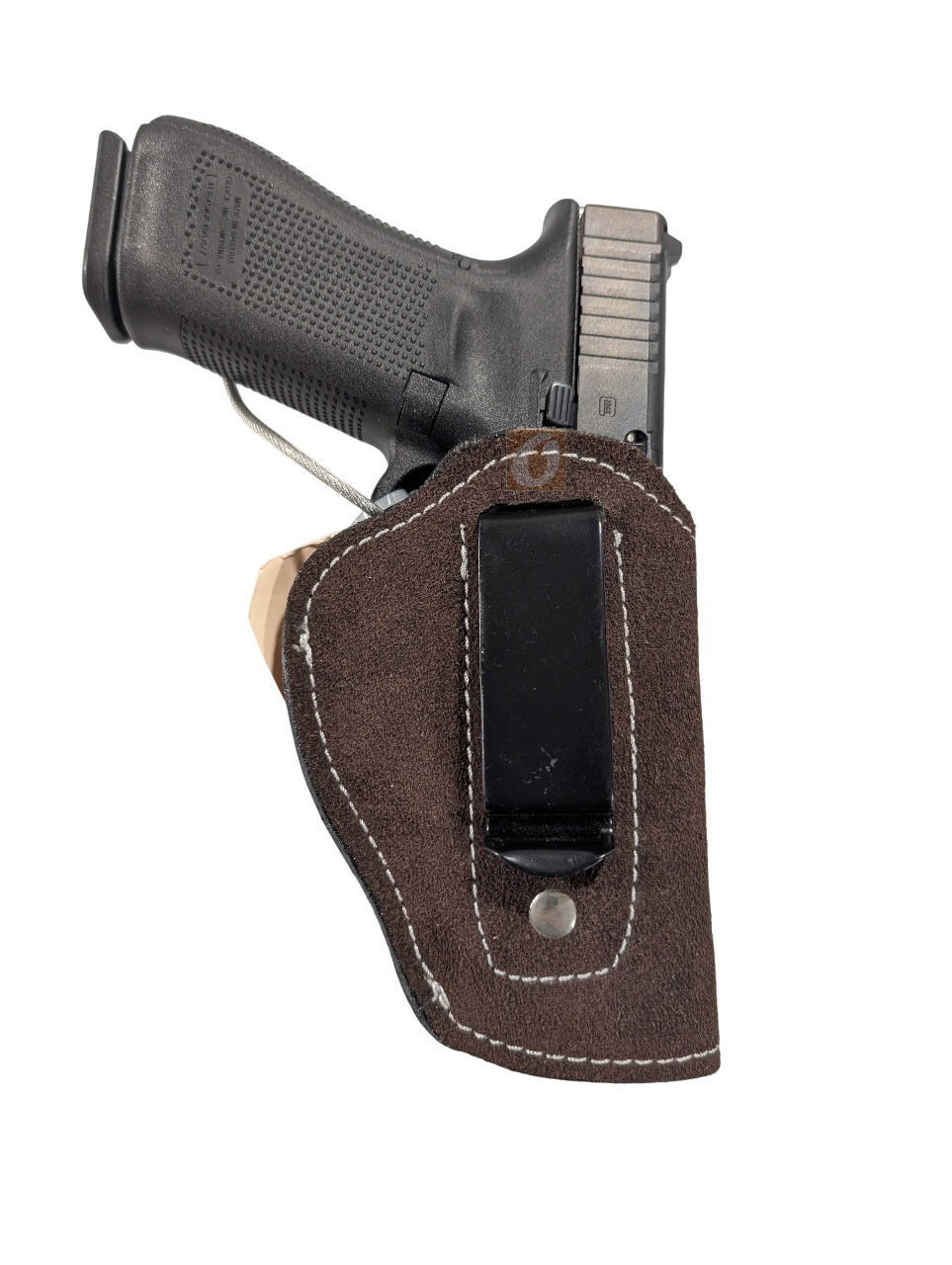 Glock 45 9mm IWB Semsket Lærhylster for Skjult Bæring