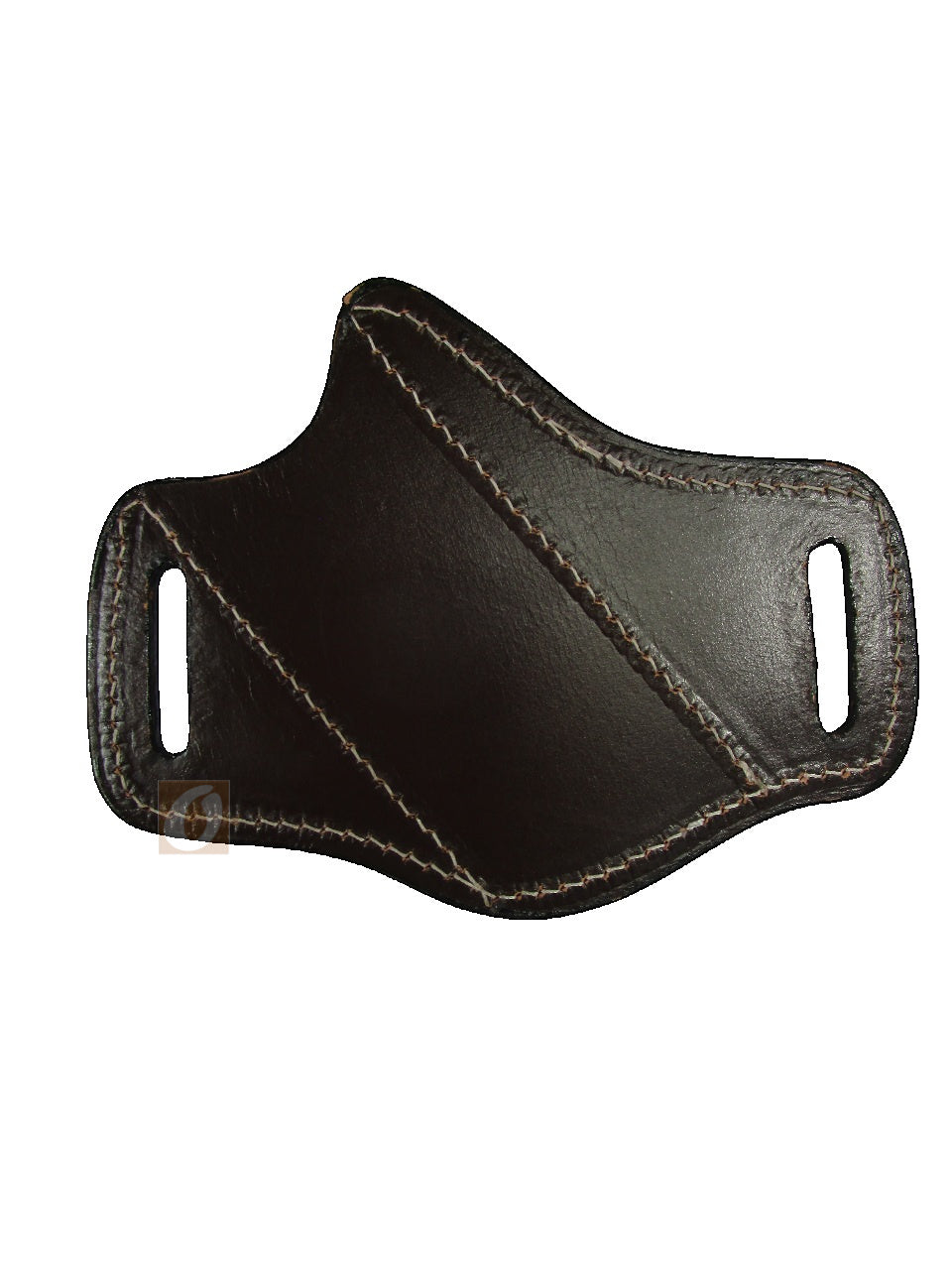 Leather Knife Sheath Pancake – Handmade Wide Fixed Blade Sheath