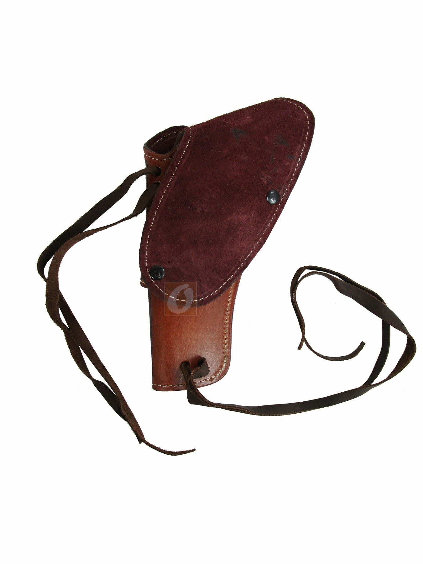Funda de cuero Western Cowboy Gun Case Revolver Pistol Holder Sea Shell Tooled