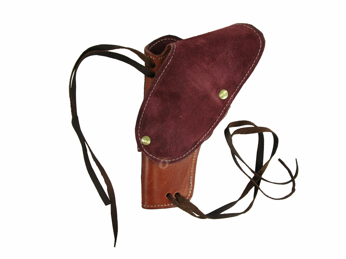 Funda de cuero Western Cowboy Gun Case Revolver Pistol Holder Sea Shell Tooled