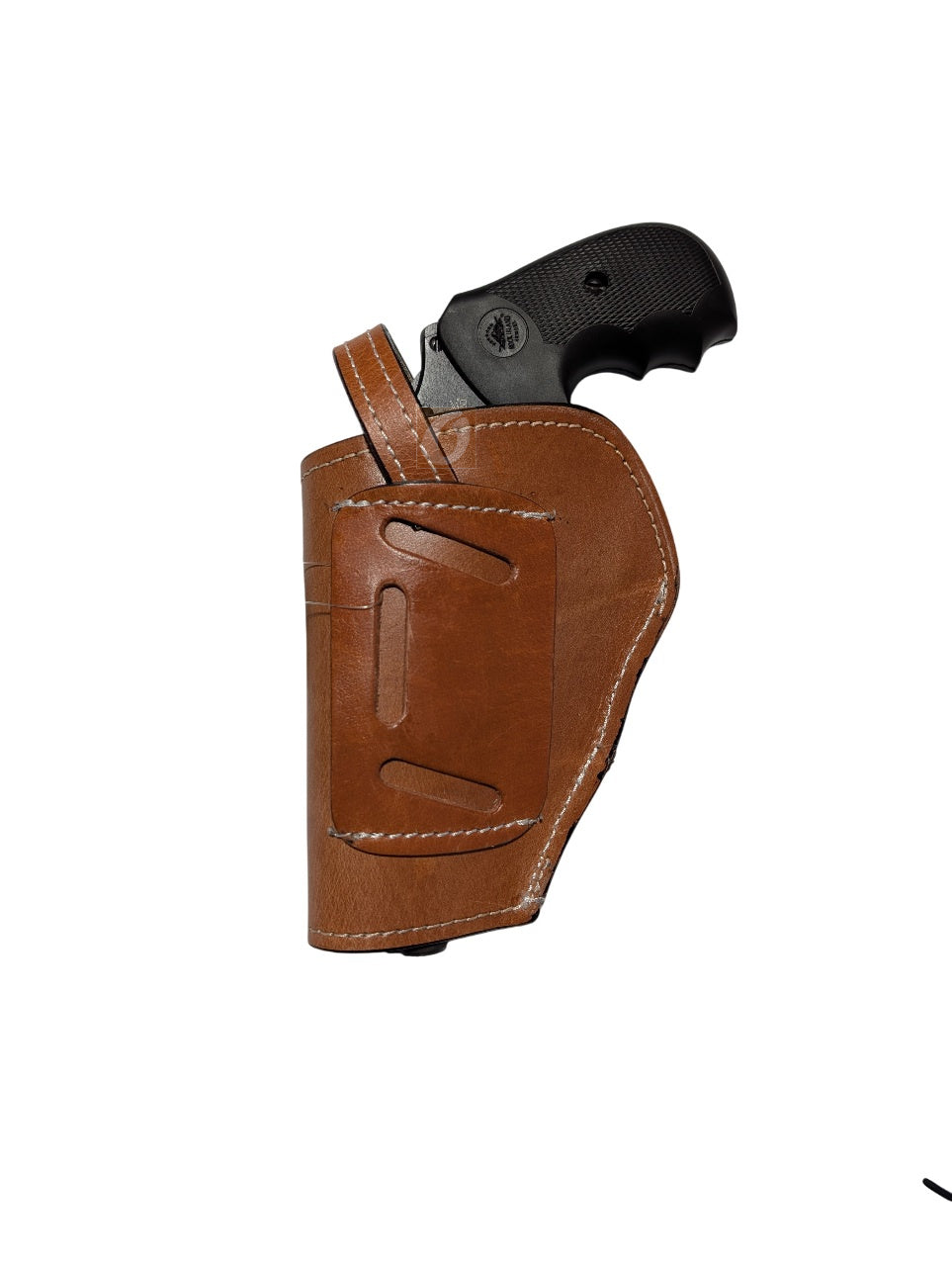 rock island M200 leather holster tan color back view