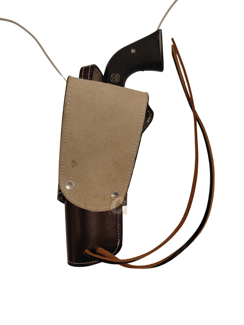 leather holster for ruger blackhawk 45 Long colt back view