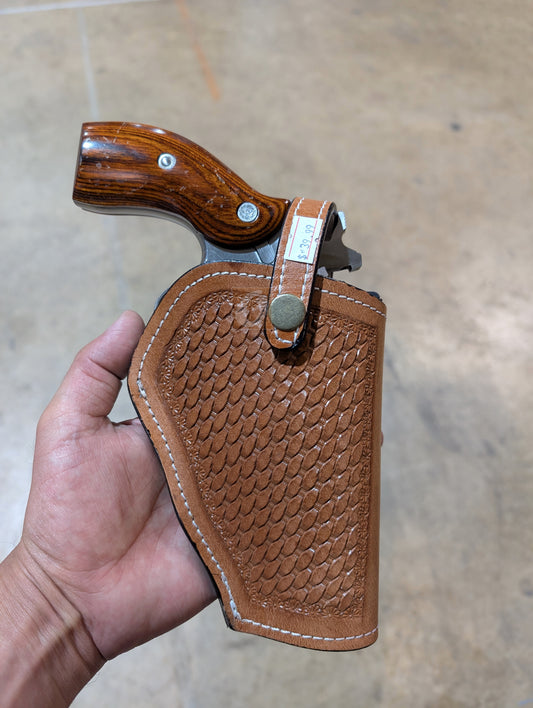 Leather Holster for 44 Magnum Revolvers | Ruger Redhawk, S&W, Colt