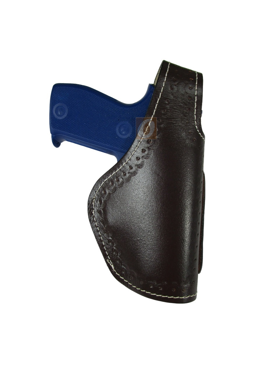 Leather Holster SIG 225 Floral Tooled Thumb Retention 3 Way Carry OWB