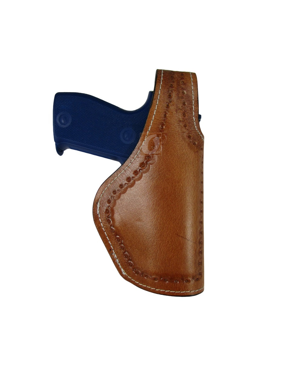 Leather Holster SIG 225 Floral Tooled Thumb Retention 3 Way Carry OWB