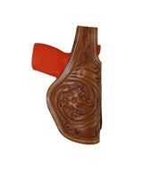 Leather Holster S&W MP 45 Shield Thumb Retention OWB 3 Way Carry