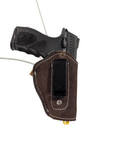 iwb leather holster taurus TH45 ACP brown front view