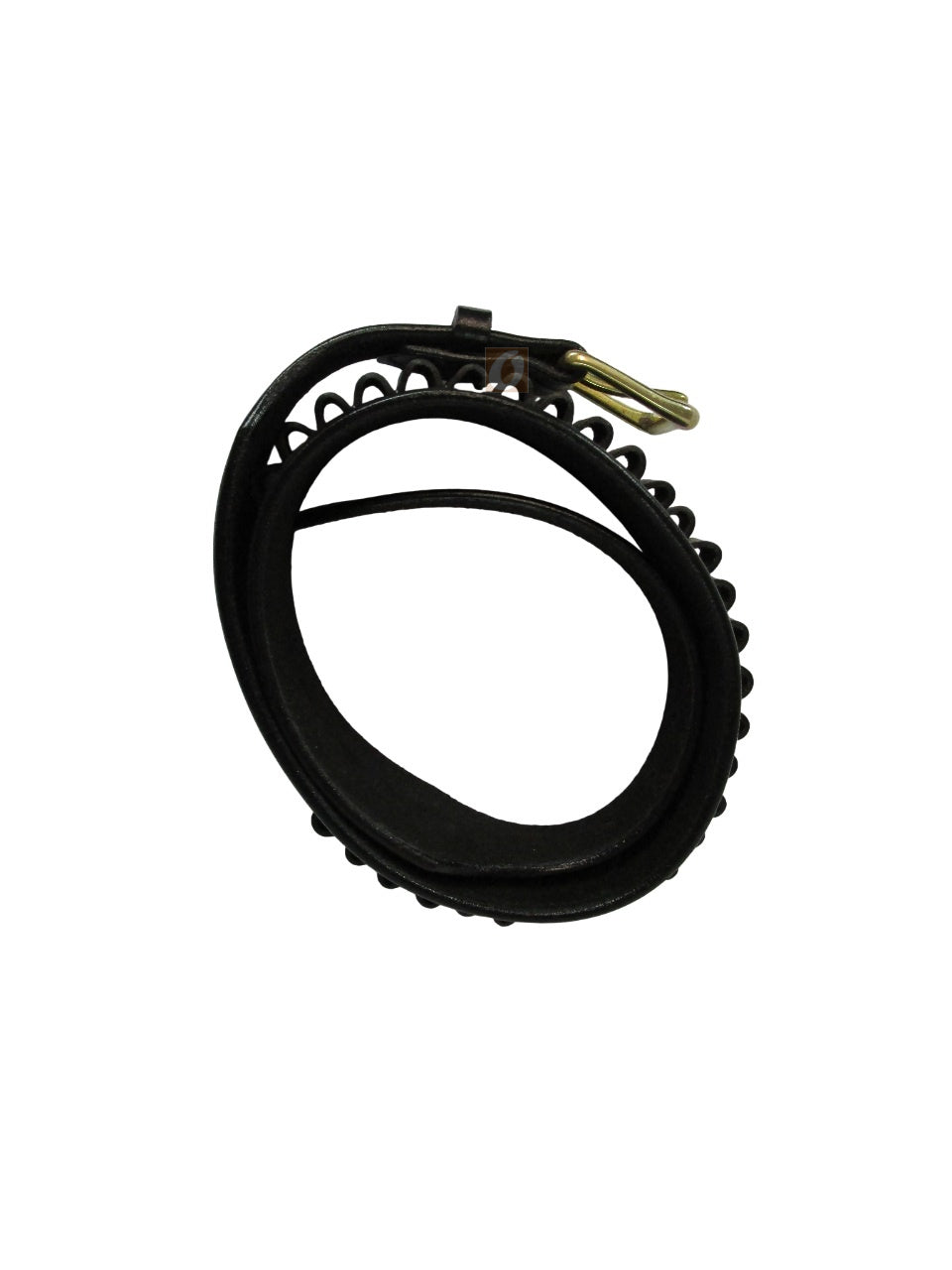 leather ammo belt 357 mag cartridge top view