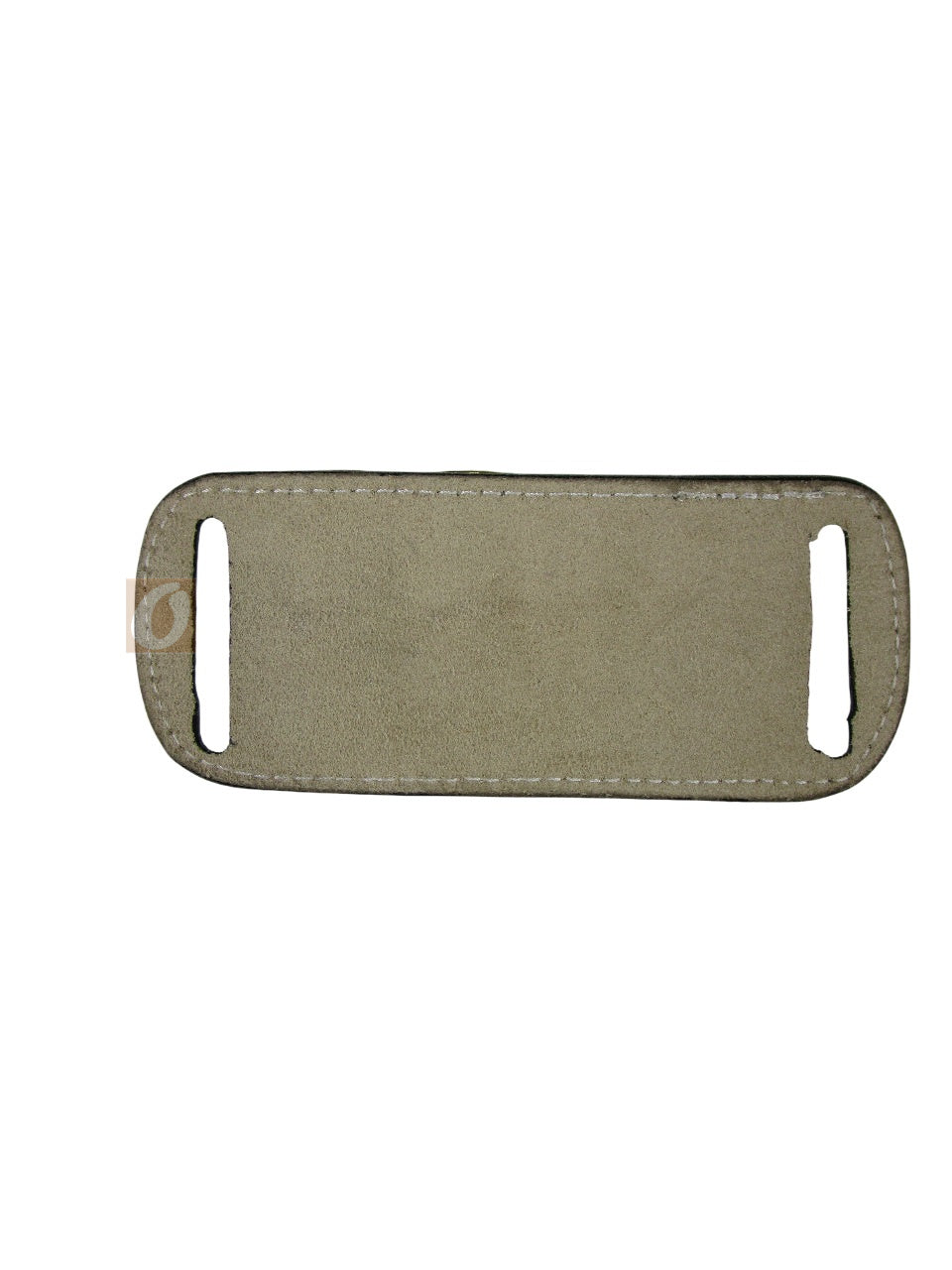 leather ammo holder black color 12 g back view