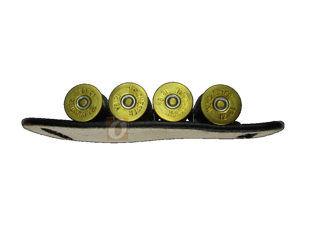 Portacartuchos de cuero para escopeta calibre 12 para cinturón