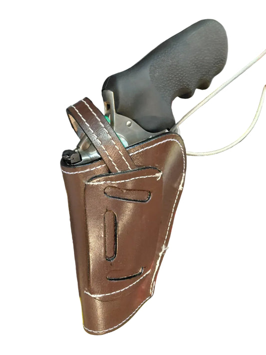 Ruger Alaskan .44 Magnum Leather Holster OWB Western 3 Way Carry