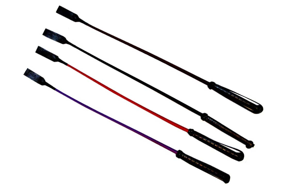 Western Riding Crop Show Leather Slapper 28" Training Whip