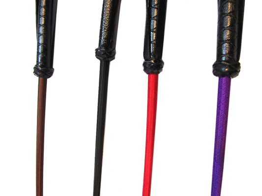 Western Riding Crop Show Leder Slapper 28" Trainingspeitsche