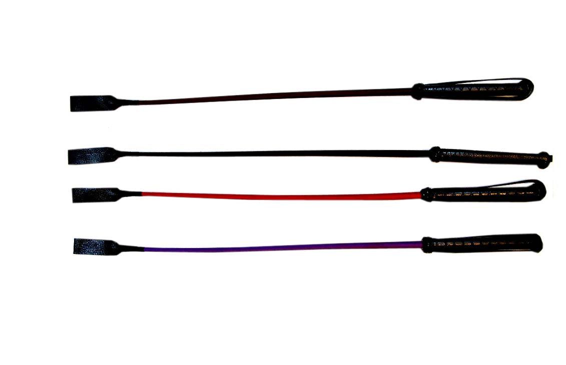 Western Riding Crop Show Leather Slapper 28" Training Whip