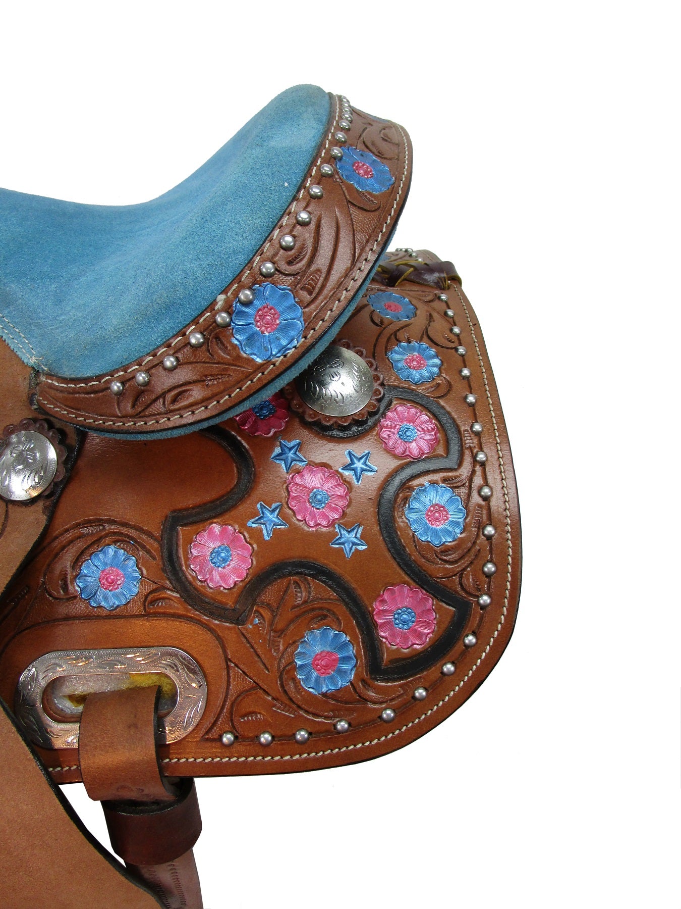 10 12 13 Kids Western Saddle Youth Barrel Racing Trail Horse Pony Tack