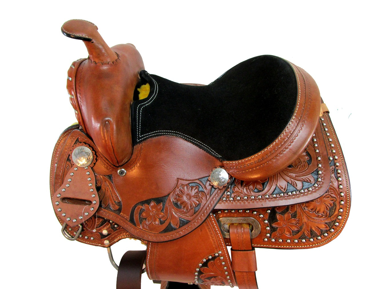 12 13 Jóvenes Western Show Barrel Racing Saddle Horse Trail Pony Tack