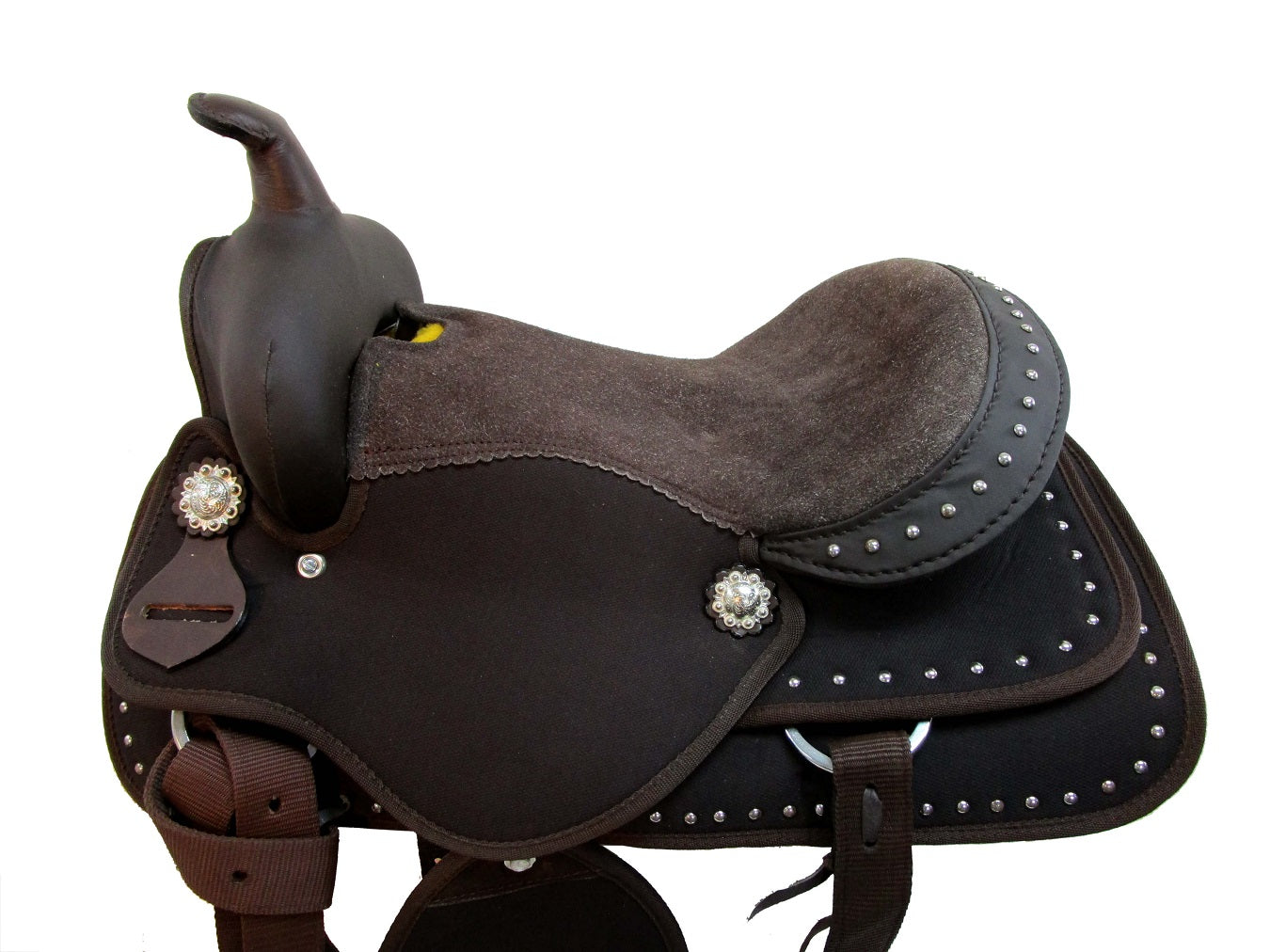 Deep Seat Kids Western Barrel Racing Saddle 12 13 14 Youth Child Trail Pleasure