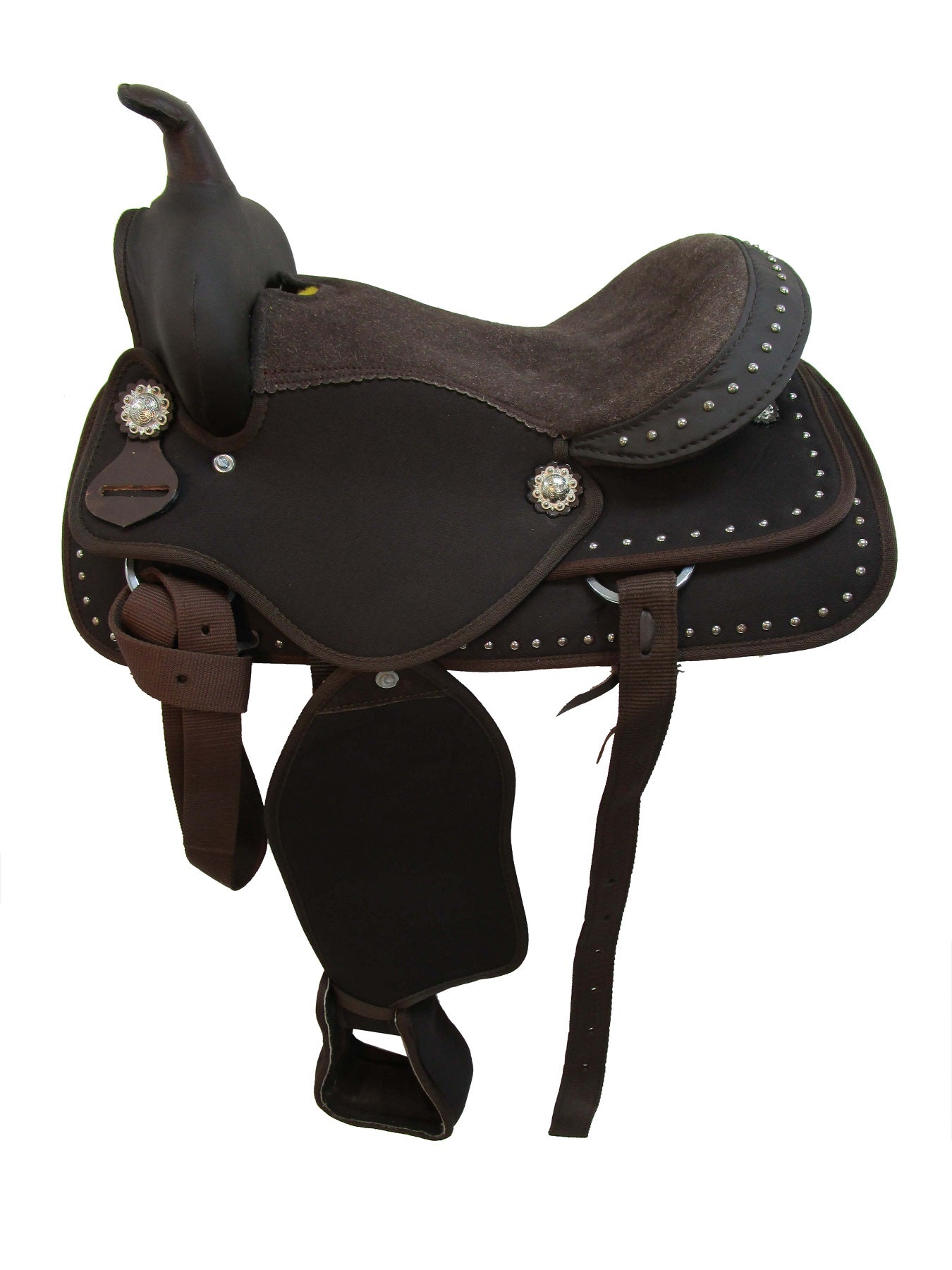 Deep Seat Kids Western Barrel Racing Saddle 12 13 14 Youth Child Trail Pleasure