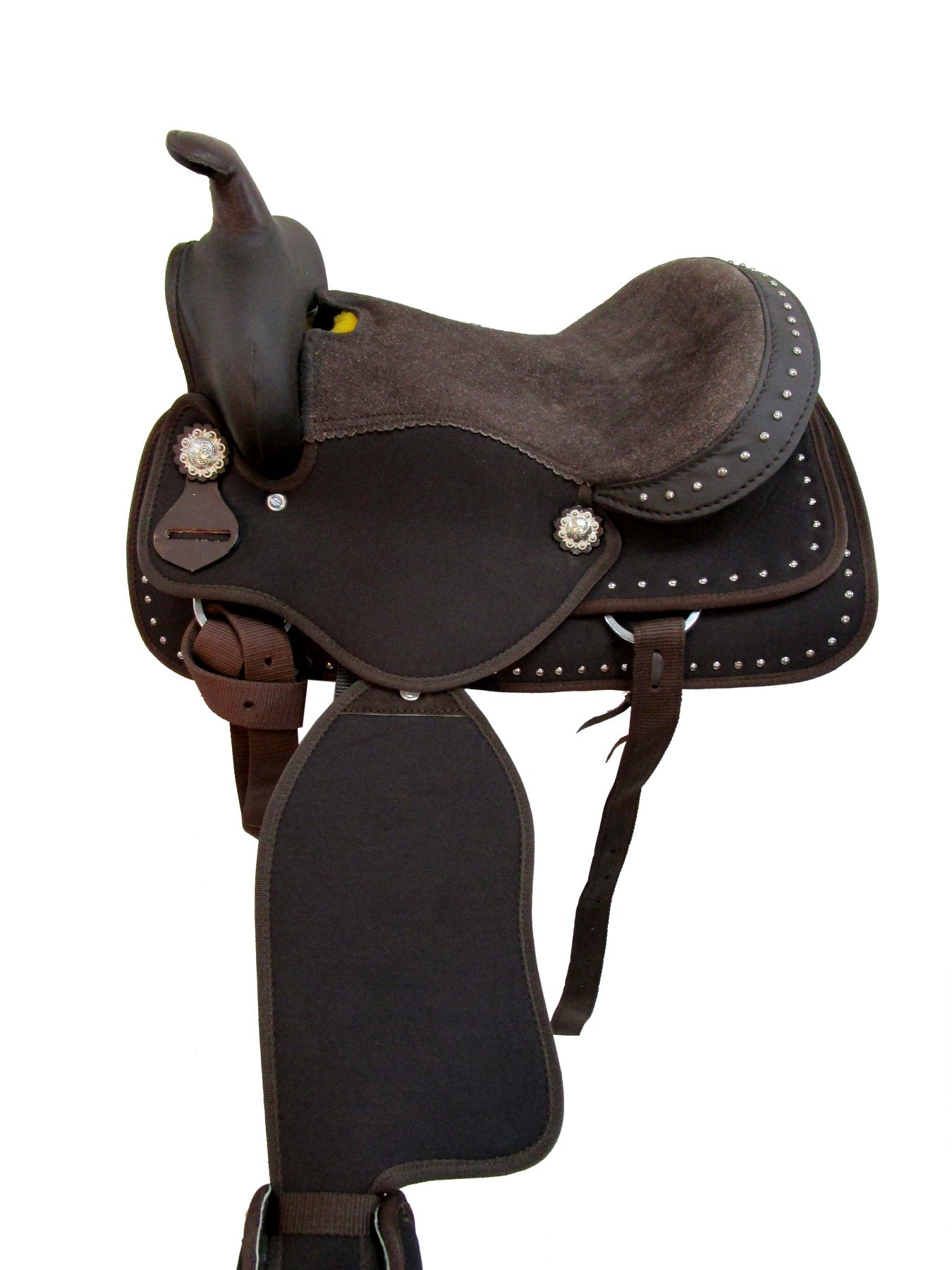 Deep Seat Kids Western Barrel Racing Saddle 12 13 14 Youth Child Trail Pleasure