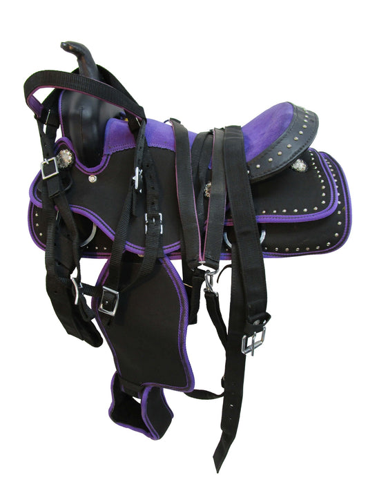 Jugend Cowgirl Barrel Racing Sattel Kind Kinder Pleasure Horse Trail Tack 12 13 14