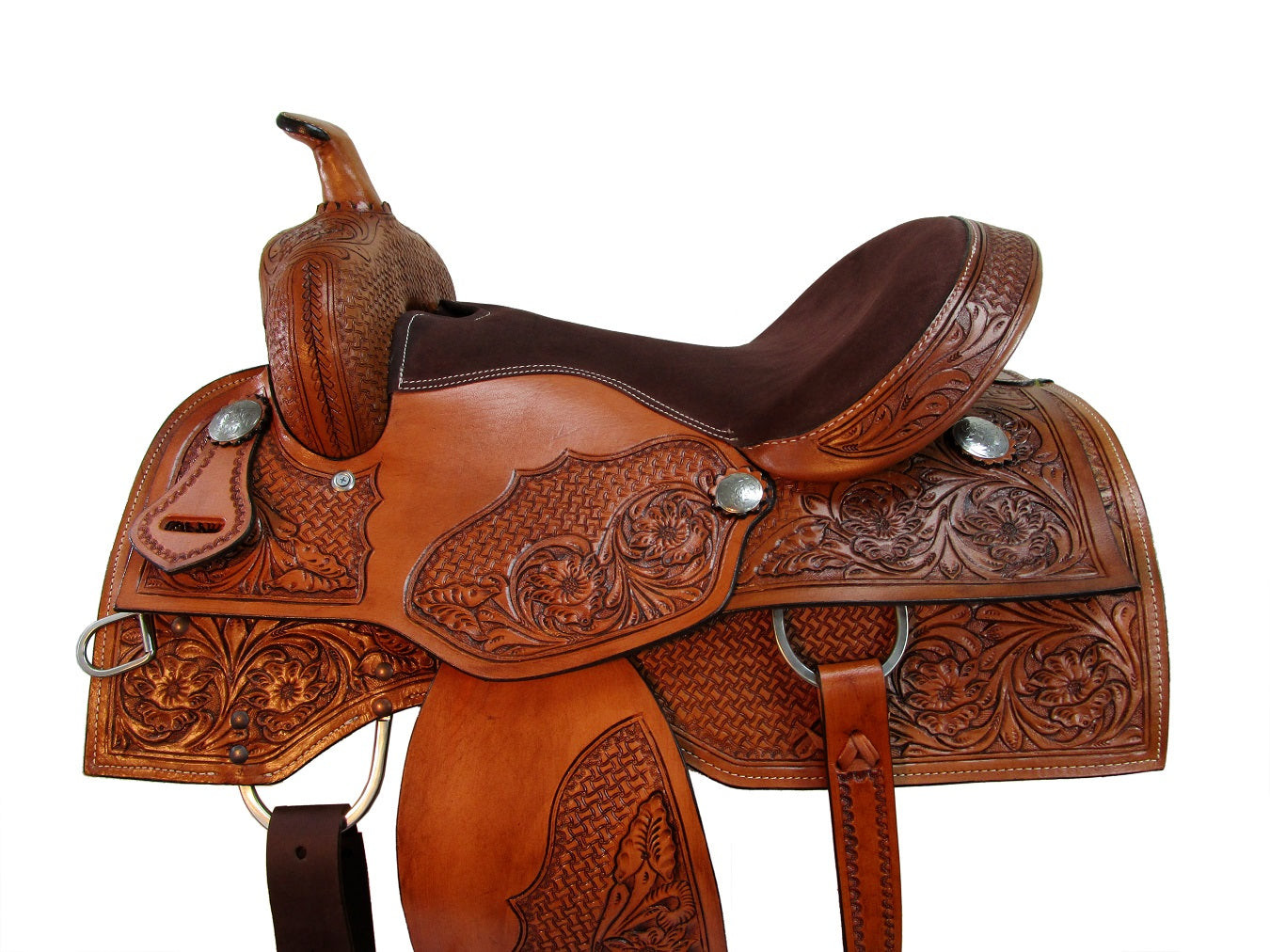 Western Trail Saddle Horse Pleasure Barrel Racing Tack 15 16 17 18