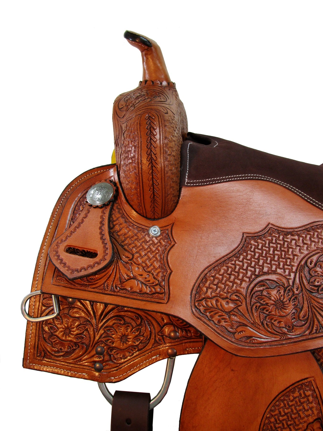 Western Trail Saddle Horse Pleasure Barrel Racing Tack 15 16 17 18