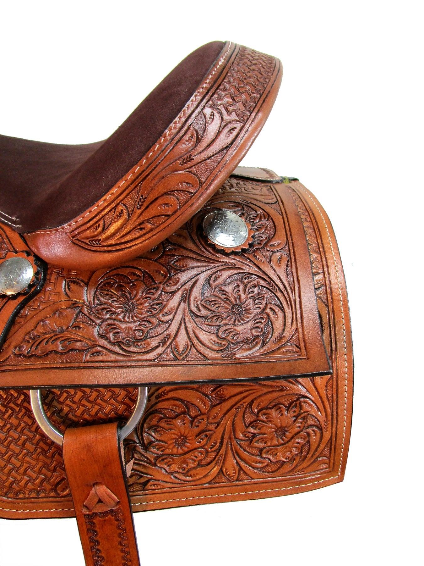 Western Trail Saddle Horse Pleasure Barrel Racing Tack 15 16 17 18