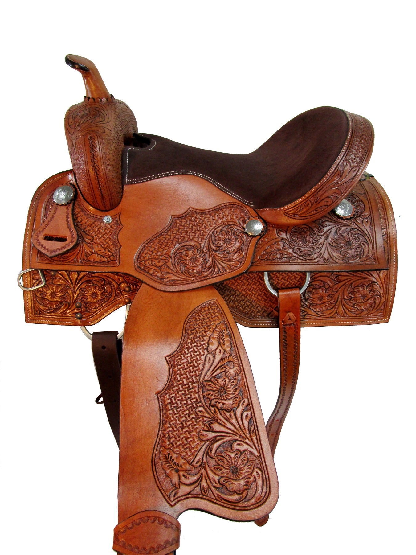 Western Trail Saddle Horse Pleasure Barrel Racing Tack 15 16 17 18