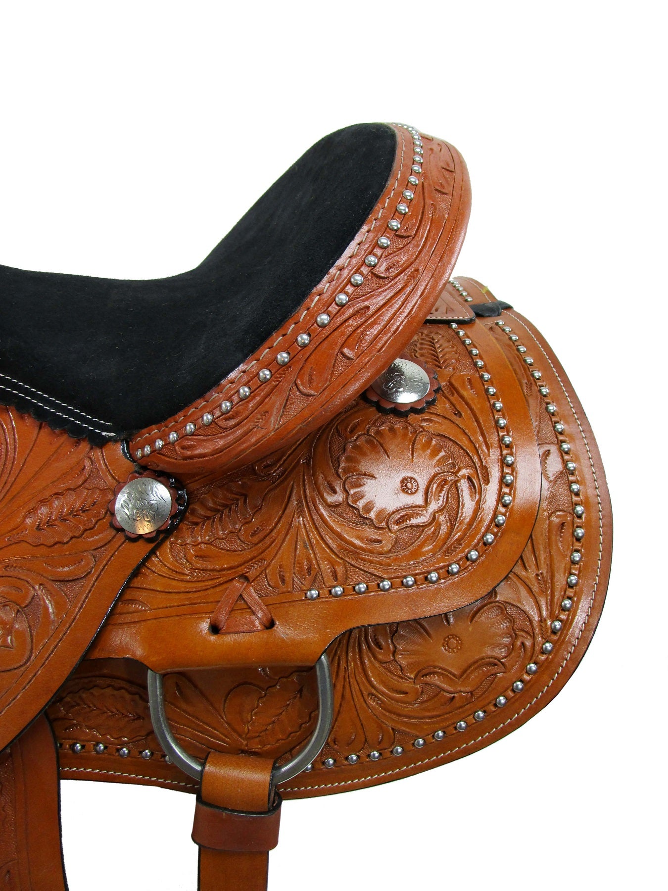 15 16 17 18 Barrel Racing Trail Pleasure Leather Horse Western Saddle