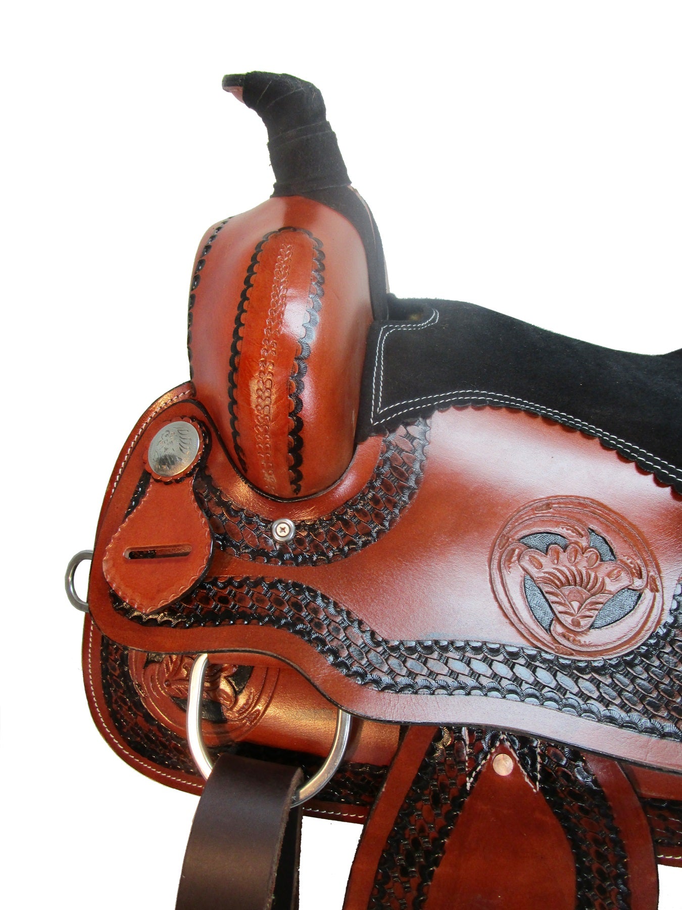 Western Roping Horse Saddle Pleasure Trail Ranch Tack 15 16 17 18