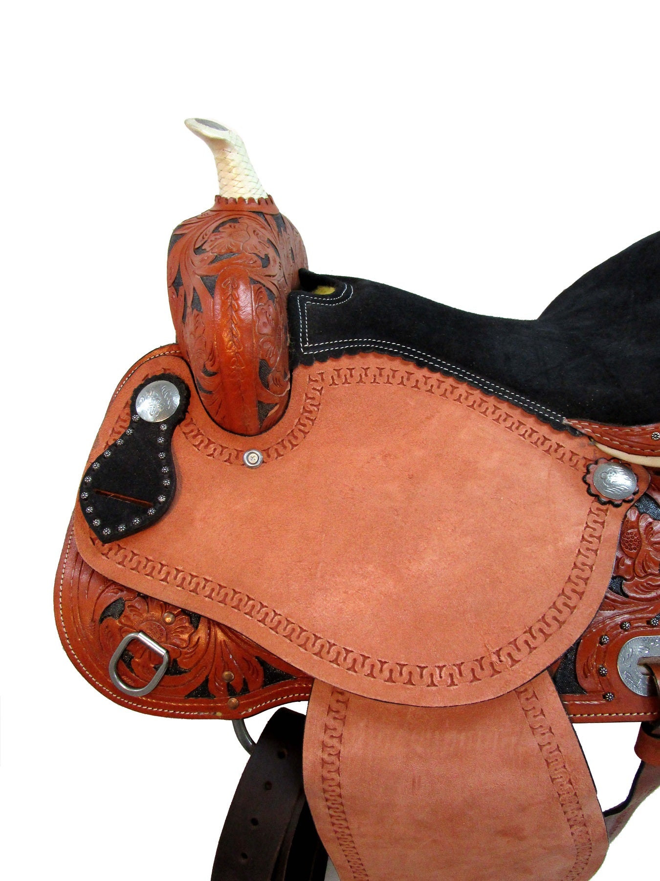 Western Barrel Saddle Trail Pleasure Show Cross Gemstone 15 16 17