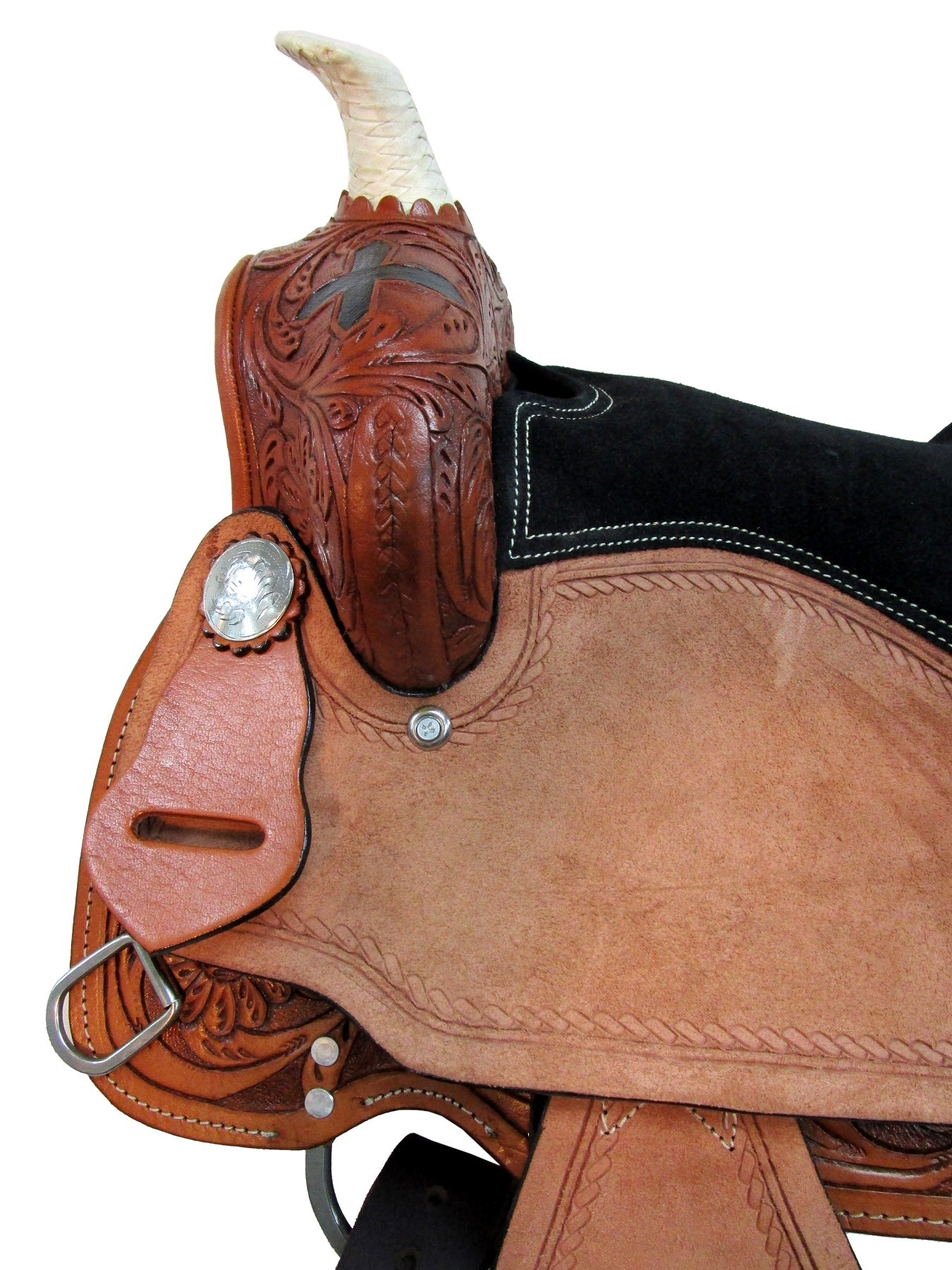 Western Kids Saddle Barrel Racing Pleasure Trail Leather Tack 13 12 10