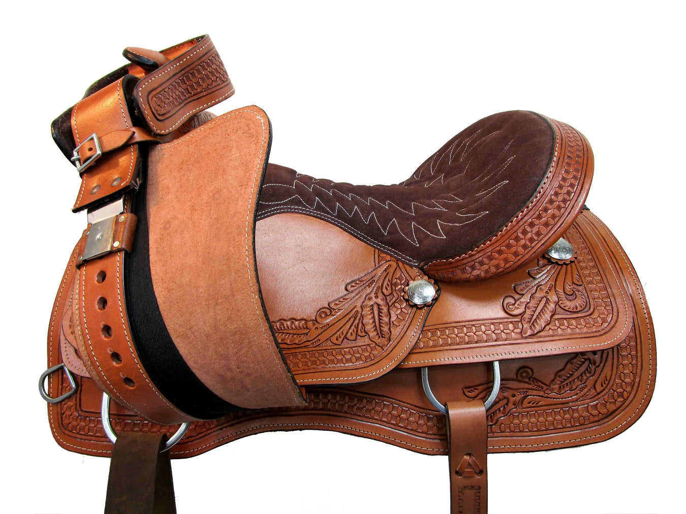 Cowboy Western Saddle Barrel Racing Trail Pleasure Tack 15 16 17 18