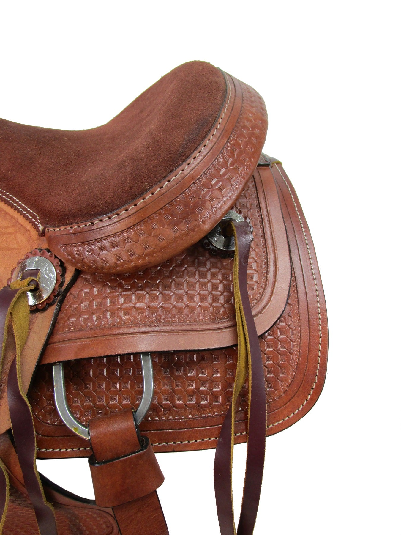 Kids Western Roping Saddle Trail Youth Child Leather Tack Set 12 13